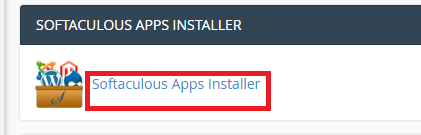 CloudHost softaculous apps